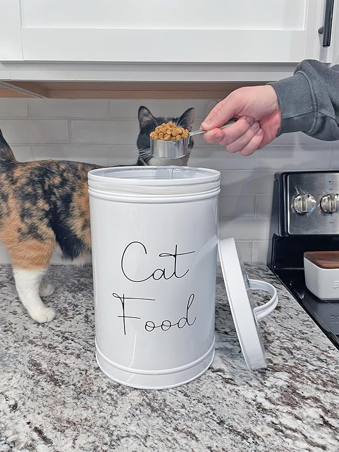 Midlee Metal Cat Food Storage Container - Large