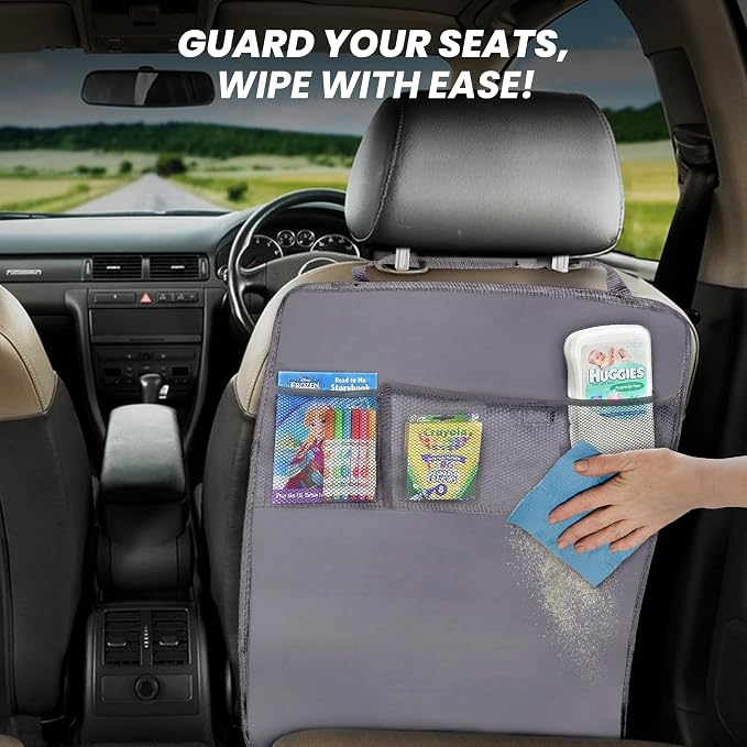 EcoNour Car Kick Mats Back Seat Protector