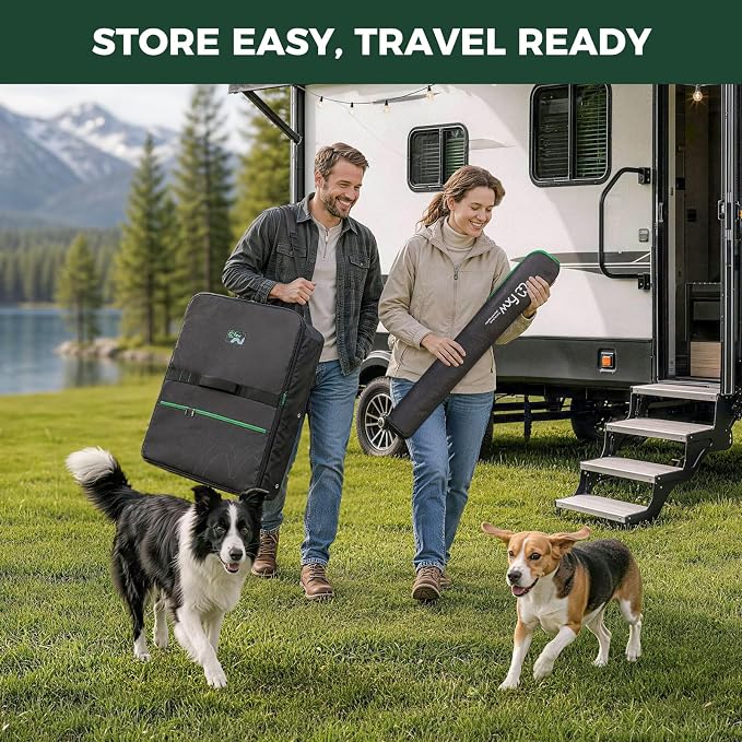 FXW Rollick Dog Playpen with Storage Bags, 32" H, 16 Panels | Heavy-Duty & Easy setup Play Area, 2 Bags for Easy Carry & Storage, For Small & Medium Dogs, Patented