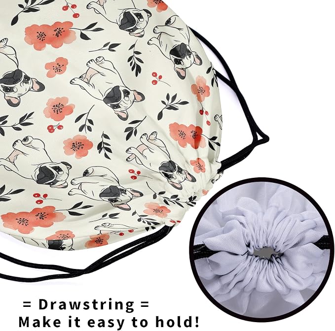 Nerxy Pet Gymnastics Grip Bag Dog Cat Drawstring Grip Bags Puppy Shoe Bag Gym Storage Pouch