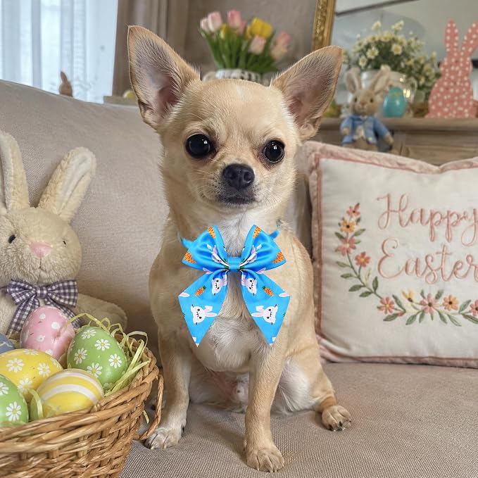 PET SHOW 10 Pack Holiday Spring Sailor Dog Bowties for Small Dogs