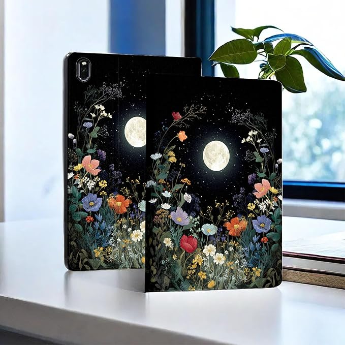 for Samsung Galaxy Tab S6 10.5 Inch 2019 Model T860/T865/T867 Tablet Case,Auto Wake/Sleep,Adjustable Stand Protective Cover - Nautical Anchor Compass