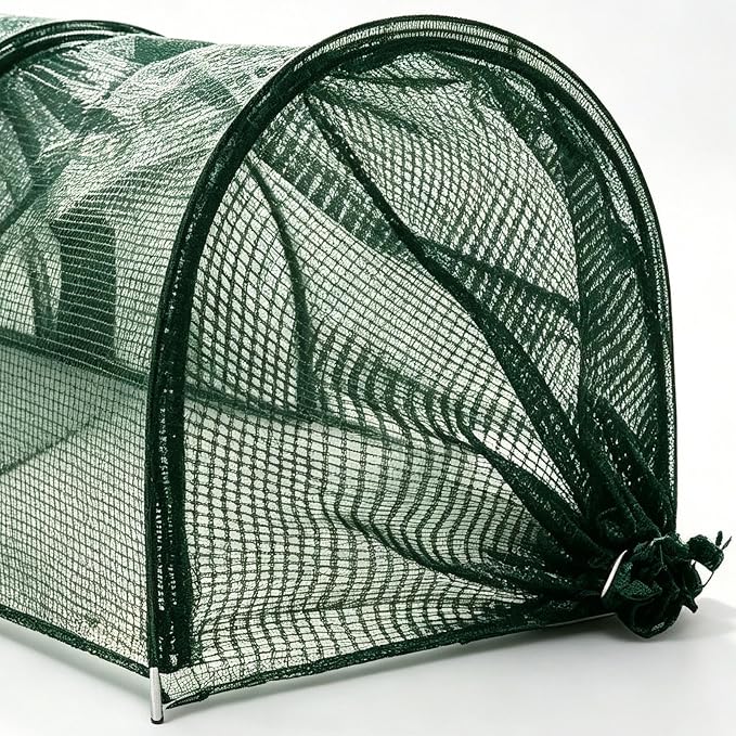 Chick Run - Sun Protection Net Chick Run, Flexible Portable Expandable Foldable Playpen, Pop-Up Mesh Poultry Brooder Enclosure | Outdoor Pasture Habitat Tent for Ducks Geese Rabbits Small