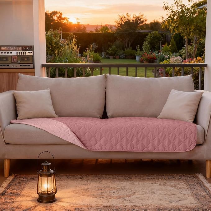 gogobunny Waterproof Blanket, Couch Covers for Dogs, Reversible Protector | 3X Stronger Leakproof, Scratch Proof Durable Furniture Protection, Stain Resistant, Washable, 30x70 Inch Dark/Light Pink