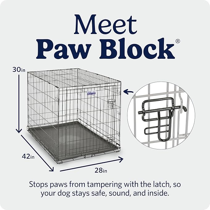 Midwest 42-Inch Single Door iCrate, for Large Breeds, 71-90 lbs