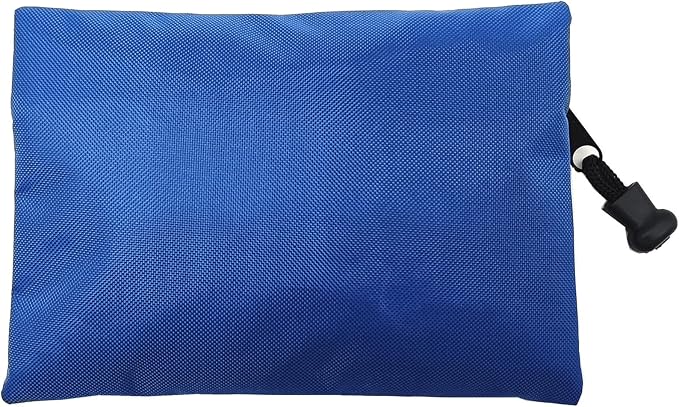 Red Emergency Bag First Aid Small Empty Travel Rescue Pouch First Responder Storage Medicine Pocket Bags for Car Home Office Kitchen Nurse Sport Outdoors Bag Only (Blue 16x11cm)