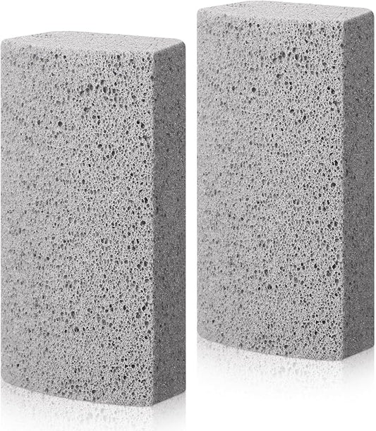 Loopeer 2 Pcs Pet Hair Remover Pumice Stone for Dog Cat Hair Removal Cleaning Pet Fur Stone 6 Inch Dog Fur Cleaning Tool for Car Interior Bedding Carpet Couch Furniture(3.74 x 2 x 1.6 in)
