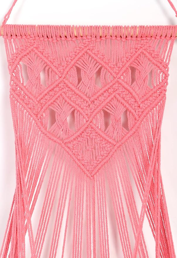 Stuffed Animal Hammock Wall Hanging Net for Stuffed Animal Net Stuffed Animal Storage Plush Toy Holder Toy Organizer for Boho Kidroom Playroom Nursery Decor (Pink)