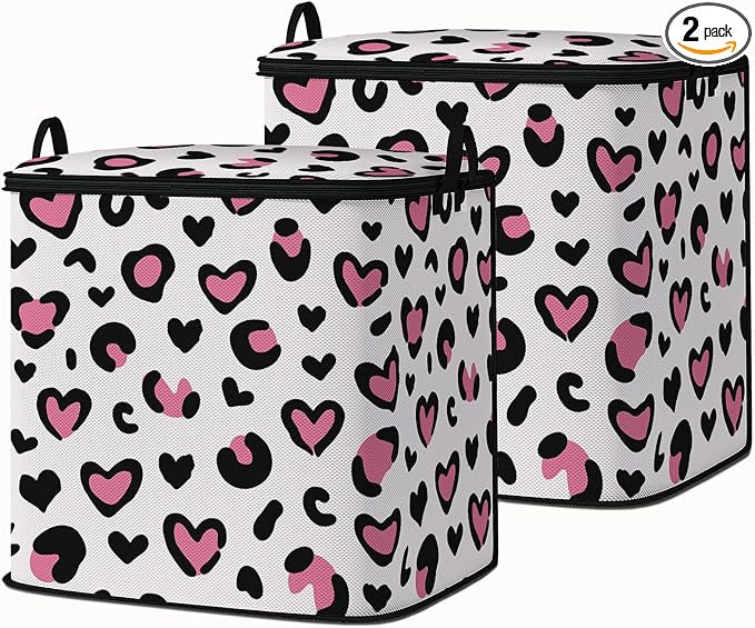 2pcs blanket storage bag for under bed,closet organizers 95L | clothing sweater sheet bedding comforter duvet quilt pillow toy storage bags with lids,dorm room essentials for containers