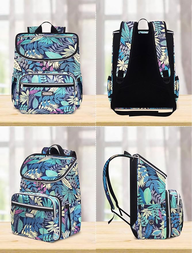BAGLHER Travel Dog Backpack - Detachable Travel Pet Supplies Gear Backpack,Dog Bag for Traveling with 2 Silicone Collapsible Bowls and 2 Storage Baskets