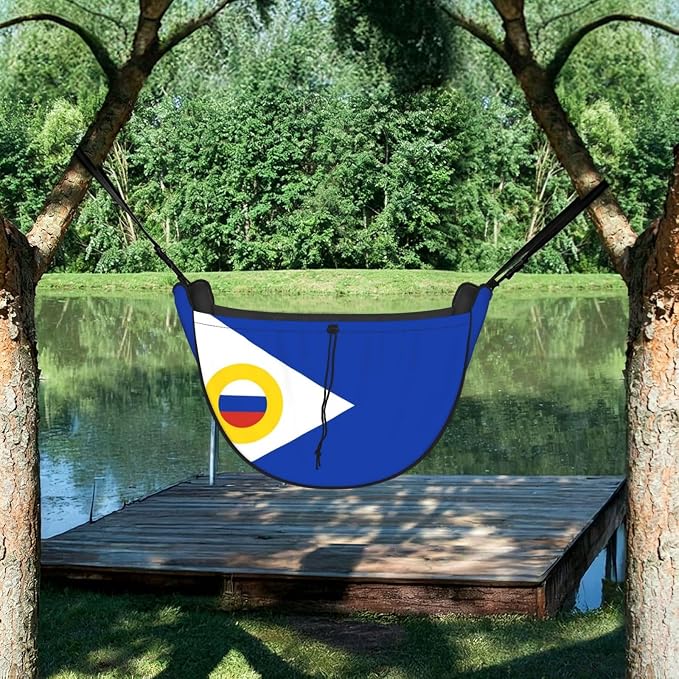 Flag of Chukotka Car Seat Organizer-Backseat Storage Bag for Travel | Waterproof Durable. Holds Snacks Gear Essentials. Fits Most Cars.