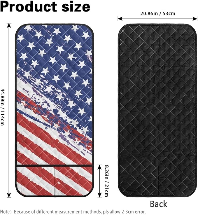 American Flag Sofa Arm Covers Couch Arm Rest Covers for Sofa Cat Scratch Proof Slipcover Easy to Clean Armchair Cover Reusable Furniture Protector