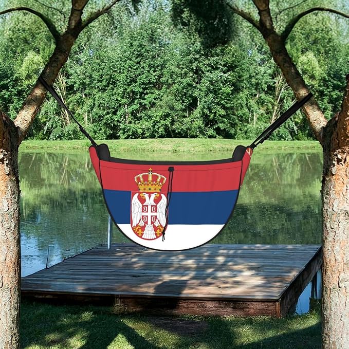 Flag of Serbia Car Seat Organizer-Backseat Storage Bag for Travel | Waterproof Durable. Holds Snacks Gear Essentials. Fits Most Cars.