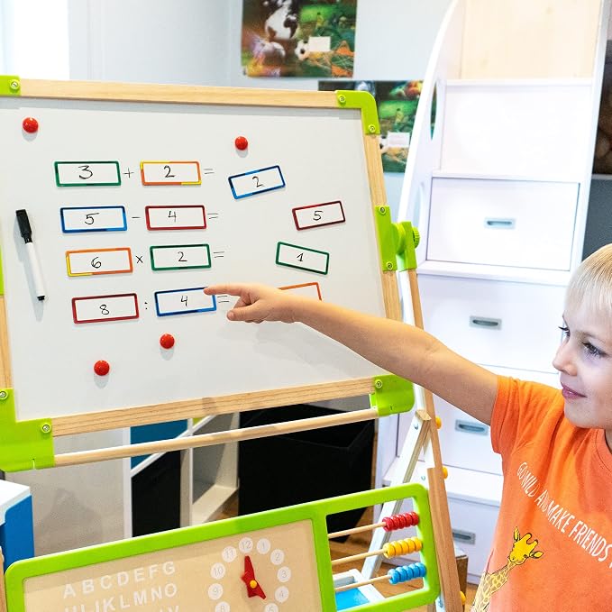 32 Pieces Strong Dry Erase Magnetic Labels 3.3" x 1.3" | Writable Magnetic Name Tags Strips Plates Dry Erase Magnets for Whiteboard Classroom Locker Refrigerator Metal Shelves Crafts | Bonus Included