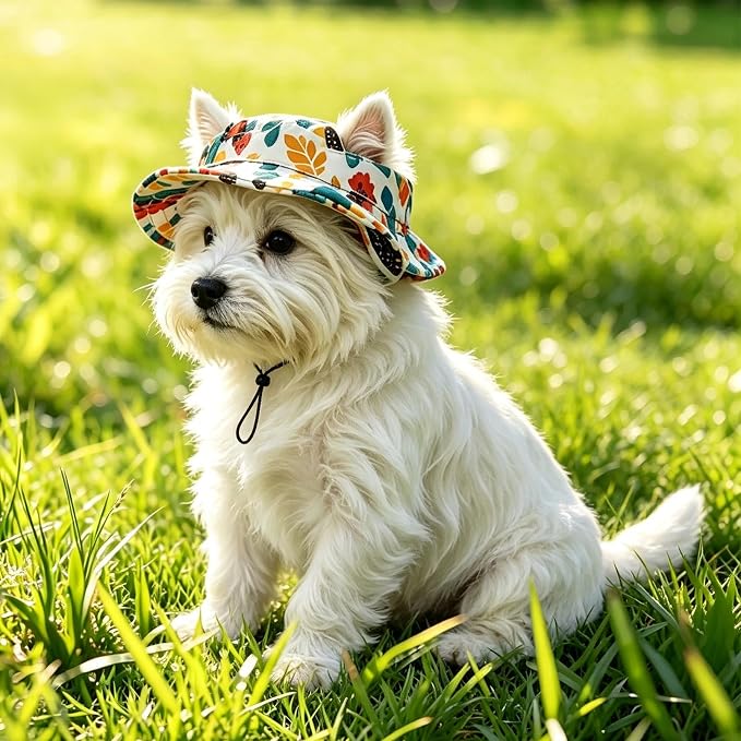 Cat Hats for Cats Only, Cat Sun Hat Sphynx Hat with Ear Hole Kitten Headwear Sun Sombrero Caps Summer Cat Cowboy Hats, Pet Chihuahua Sunscreen Baseball Outdoor Cap