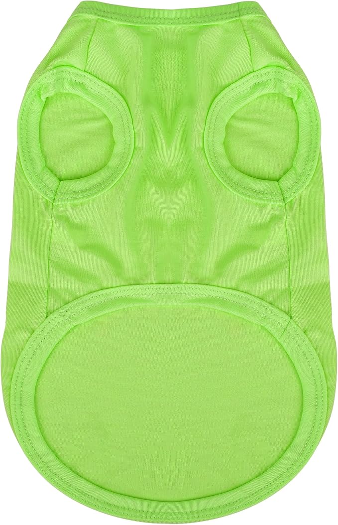 Expressive Pet Vest: Sleeveless Dog Shirt with 'I Love My Mommy' Slogan, Ideal for Chihuahuas, Poodles, Yorkies, and More - Adorable Design, Ultimate Comfort, Easy Maintenance! Green Large