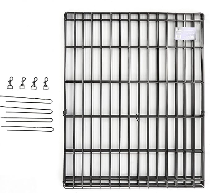 MidWest 42-Inch Exercise Pen, Single Door, 16 Sq Ft Play Area | for Indoor and Outdoor Use, Large Door Opening & Secure Latch, Easy to Set Up, Foldable Playpen