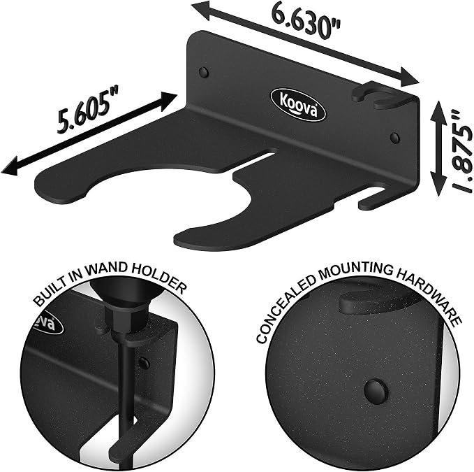Garden Pump Sprayer Holder | Wall Mounted Garden Tool Garage Organizer and Storage | FIts Round Bottles up to 2.5 Gallons | for Lawn, Plant, Water Sprayers