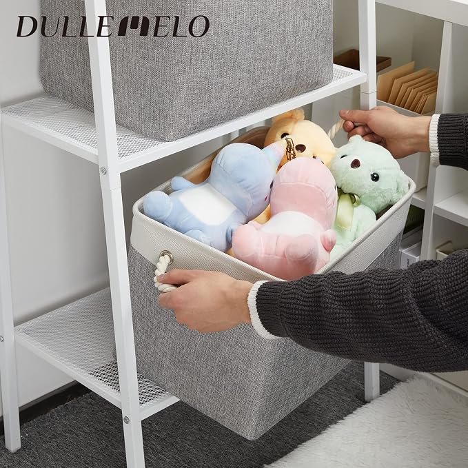 Large Fabric Collapsible Cube Storage Baskets for Organizing 16x12x12 | Storage Bins for Organizing Fabric Collapsible Organizer Baskets