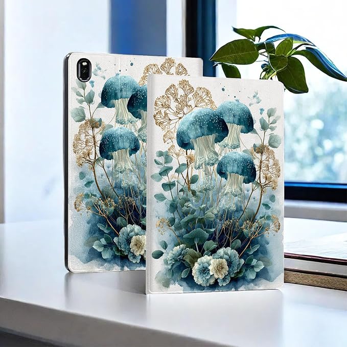 for Samsung Galaxy Tab A11 Plus/A11+ 5G 11 Inch 2025 Model X230/X236B Tablet Case,Auto Wake/Sleep,Adjustable Stand Protective Cover - Moon Star Art