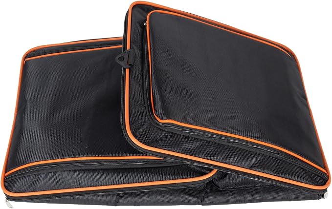 2 in 1 Collapsible Travel Dog Crate for Medium Large Dogs, Rolling Pet Carrier with Wheels, 3-Door Portable Folding Pet Kennel with Mesh Windows, Indoor Outdoor Travel Use (24" Black)
