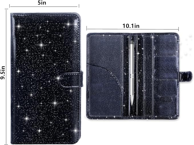 Car Registration and Insurance Card Holder, Document Holder for Cards, Driver Vehicle License Document Glove Box Compartment Organizer, Car Essentials For Women