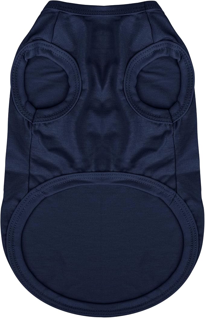 Expressive Pet Vest: Sleeveless Dog Shirt with 'I Love My Daddy' Slogan, Ideal for Chihuahuas, Poodles, Yorkies, and More - Adorable Design, Ultimate Comfort, Easy Maintenance! Navy Blue Large