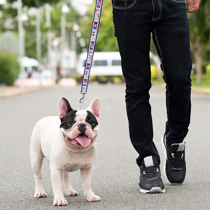 NFL PET Leash Buffalo Bills Dog Leash, Medium Football Team Leash for Dogs & Cats. A Shiny & Colorful Cat Leash & Dog Leash Licensed by The NFL