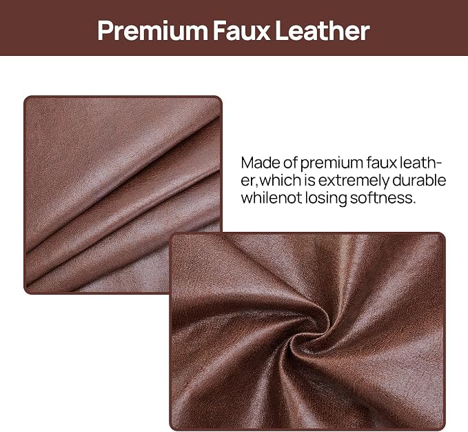 Teniux Remote Control Holder GRS Certified Armrest Organizer with 6 Pockets for recliner couch sofa, Recycled Material Armchair Caddy for Smart Phone, Book, Magazines, Ipad(Brown)