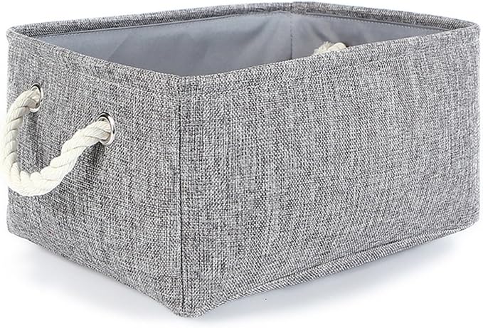 Large Storage Bins- Storage Baskets for Organizing Shelves, Basket Organizer for Closet Bookshelf Dog Toy Nursery Clothes Laundry Home Organization, Fabric Storage Cubes W/Handles