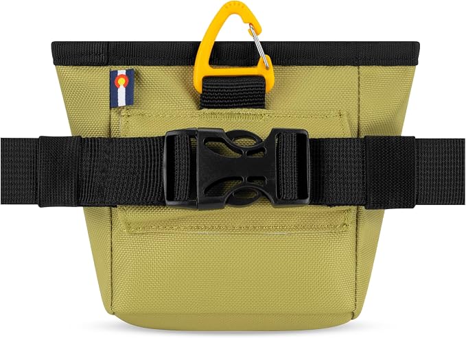 OllyDog, Goodie Treat Bag, Dog Treat Training Pouch | Magnetic Closure | 3 Ways to Wear | Hands-Free Waist Belt | Water-Resistant Recycled Vegan Fabric (Alchemy)