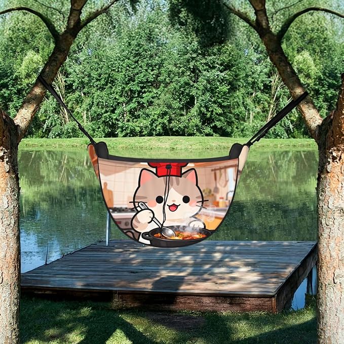 Cat Chef Cooking Car Seat Organizer-Backseat Storage Bag for Travel | Waterproof Durable. Holds Snacks Gear Essentials. Fits Most Cars.