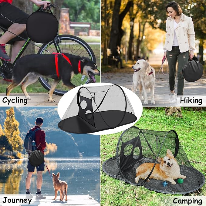 Tailtastic PopUp Cat Tent for Outdoor, Portable Enclosure for Yard & Travel