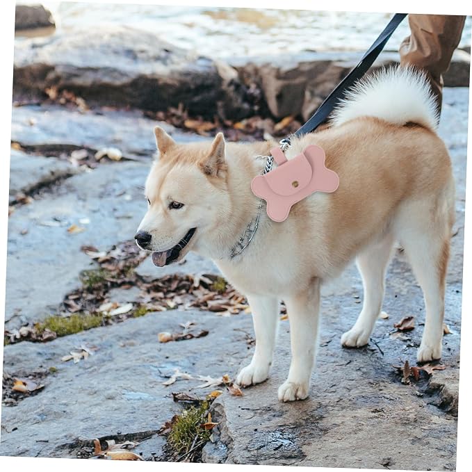 Kisangel Pet Waste Bag Holder Organizer Compact Portable Leash Attachment for Easy Carrying Stylish Dispenser for Dog Walking Pet Cleaning Supplies