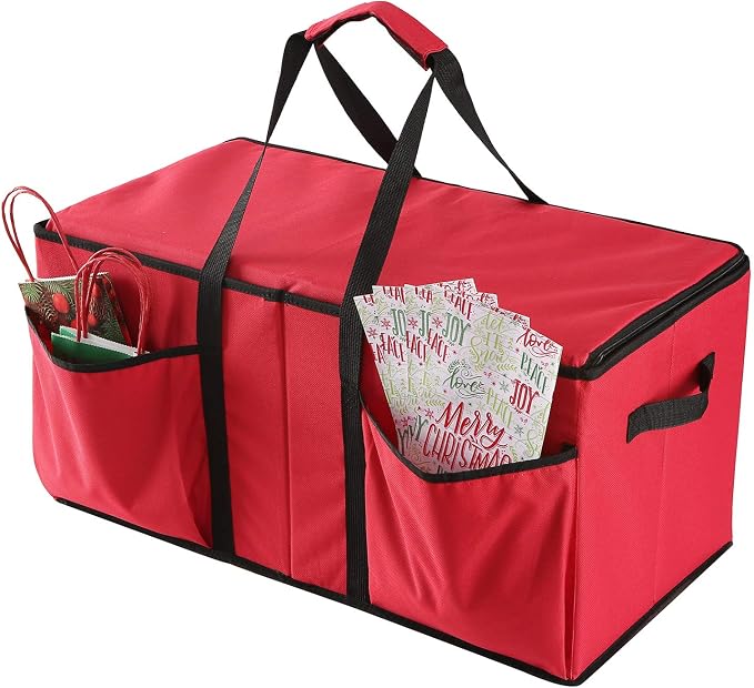 Sattiyrch Christmas Ornament Storage Box,Box Contributes Slots for 128 Holiday Ornaments 3-Inch