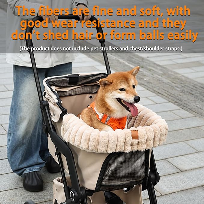 Dog Strollers Cushion Soft Pet Strollers Mat for Dog and Cats Pet Dirt Cover Pets Pad Cushion & Mat