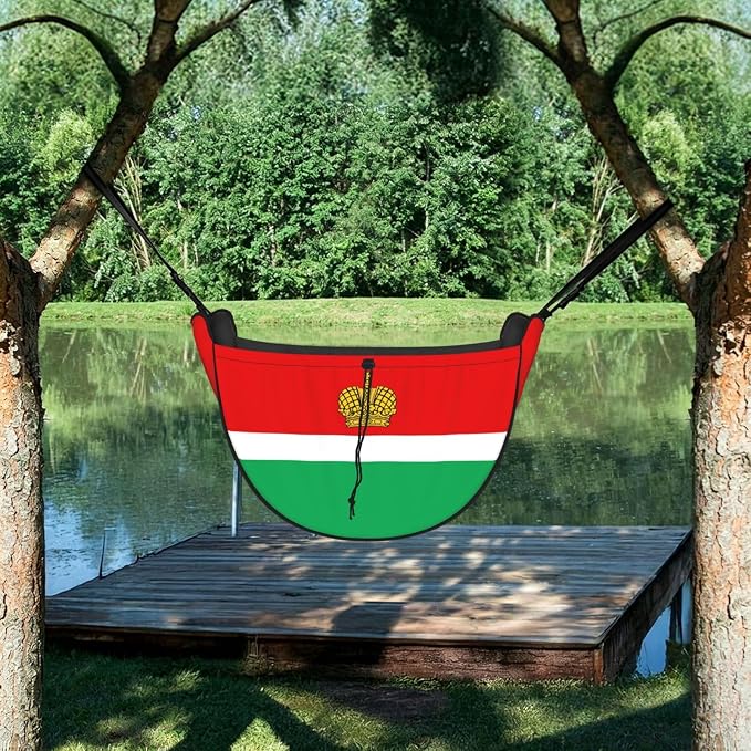Flag of Kaluga Car Seat Organizer-Backseat Storage Bag for Travel | Waterproof Durable. Holds Snacks Gear Essentials. Fits Most Cars.