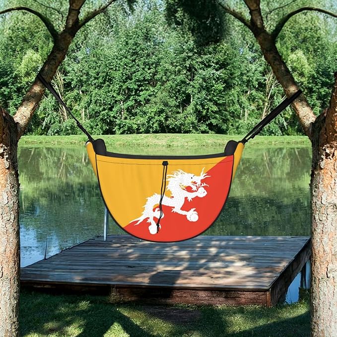 Flag of Bhutan Car Seat Organizer-Backseat Storage Bag for Travel | Waterproof Durable. Holds Snacks Gear Essentials. Fits Most Cars.