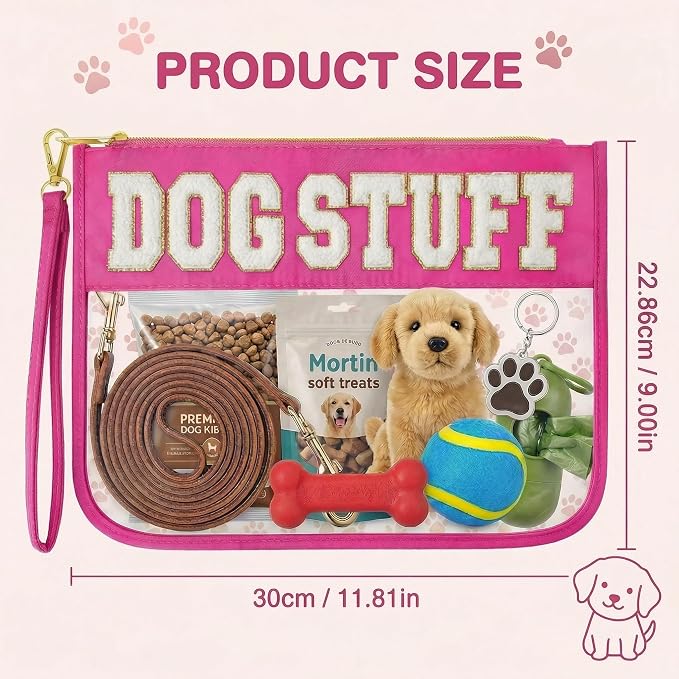 Dog Mom Gifts for Women Travel Bag Stuff Carrier Gifts Bag for Dog Lovers Food Storage Pouch Organizer Bag