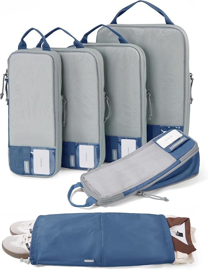 BAGSMART Compression Packing Cubes for Travel Essentials | 14 Set /6 Set /4 Set/2 Set, Lightweight, Durable