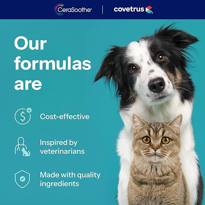 Covetrus CeraSoothe KET Antiseptic Flush for Dogs & Cats – Antifungal & Antibacterial Ear and Skin Cleanser, 4 oz