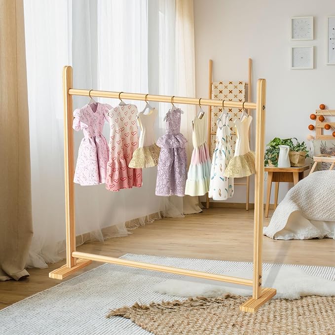 Pet Clothing Rack Small Pet Clothes Organizer Hanging Clothes Freestanding Dog