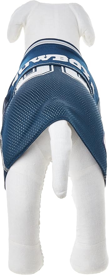Pets First NFL Dallas Cowboys Dog Jersey, Size Large, Football Shirt Costume for Pet, Dog Sports T-Shirt, NFL Team Clothing for Cats, Licensed Pet Apparel Available in 7 Sizes and 32 Teams