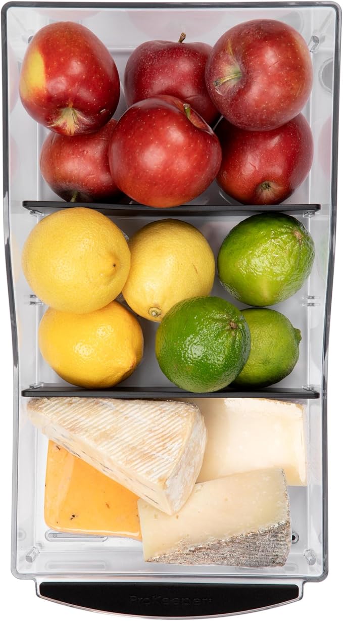 Progressive ProKeeper+ Pantry & Refrigerator Storage Containers – Modular Bins and Organizers (Pull-Out Drawer, 8.2"L x 15.2"W x 4.9"H)