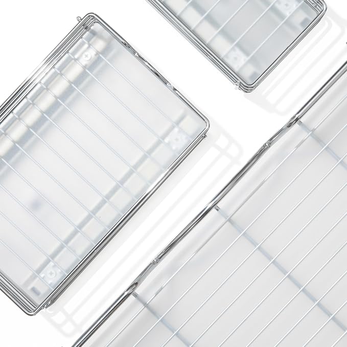 HOLDN’ STORAGE Hard Plastic Shelf Liner, 13" W x 20" L | Durable Plastic Shelf Liner Creates A Flat Surface For Cans, Bottles, Cookware, And Cabinet Essentials