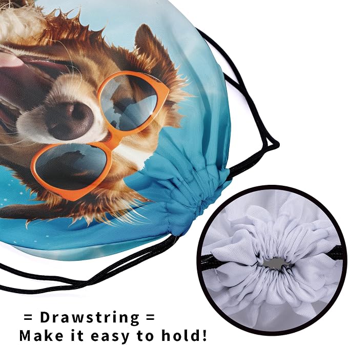 Nerxy Pet Gymnastics Grip Bag Dog Cat Drawstring Grip Bags Puppy Shoe Bag Gym Storage Pouch