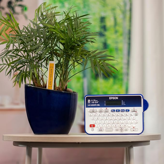 LABELWORKS Epson LW-K200PX-DBL Keyboard Label Maker - Dark Blue