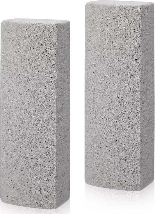 Loopeer 2 Pcs Pet Hair Remover Pumice Stone for Dog Cat Hair Removal Cleaning Pet Fur Stone 6 Inch Dog Fur Cleaning Tool for Car Interior Bedding Carpet Couch Furniture(6 x 2 x 1.6 in)