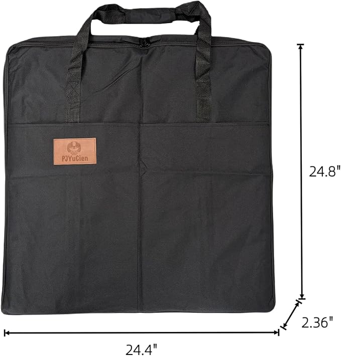 PJYuCien Storage Bag for 24"x24" Metal Foldable Dog Playpen | 600D Oxford Fabric, 270° Large Zipper, Travel Carry Case for Camping, Park & Home, Waterproof Moisture-Proof