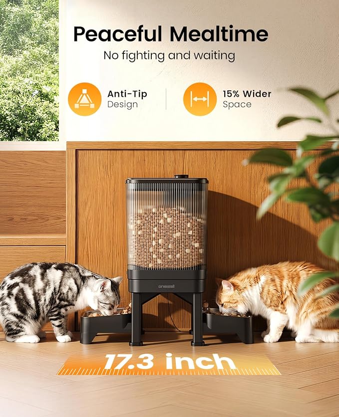 oneisall 7L 5G Feeder & 3.5l 2.4G Cat Feeder